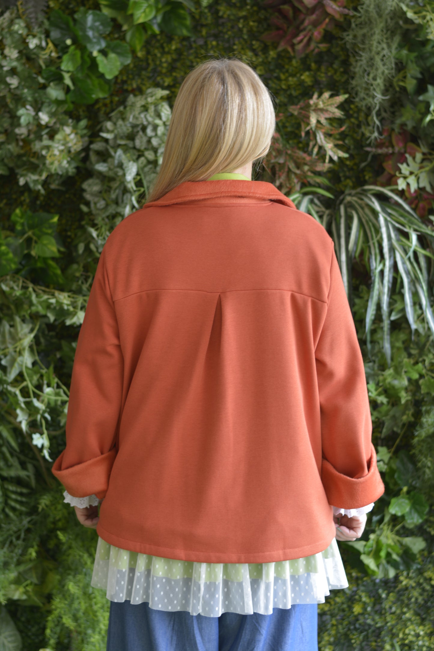 Casaco Brique Pêlo por Dentro