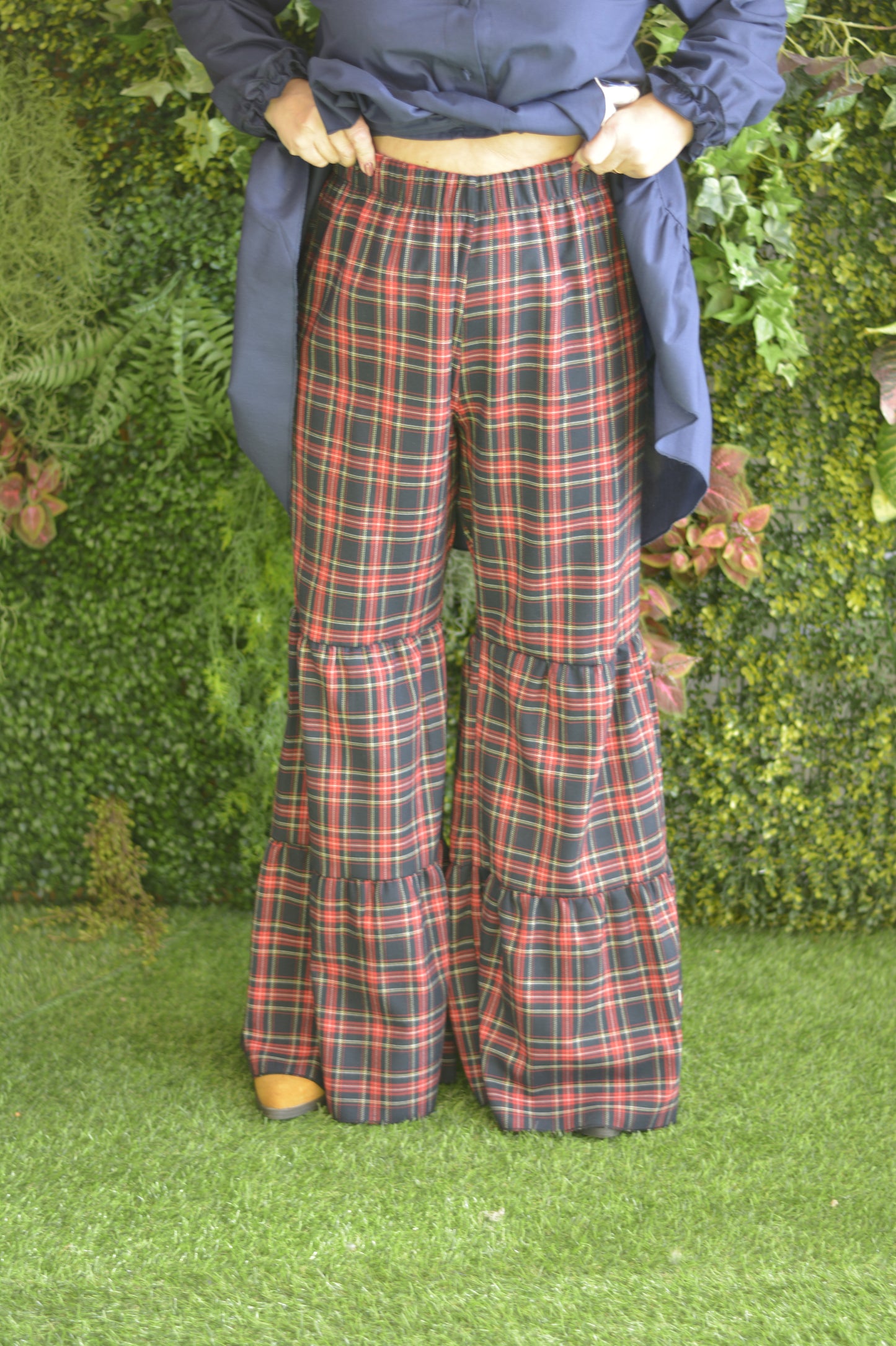 Pantalonas Xadrez Azul