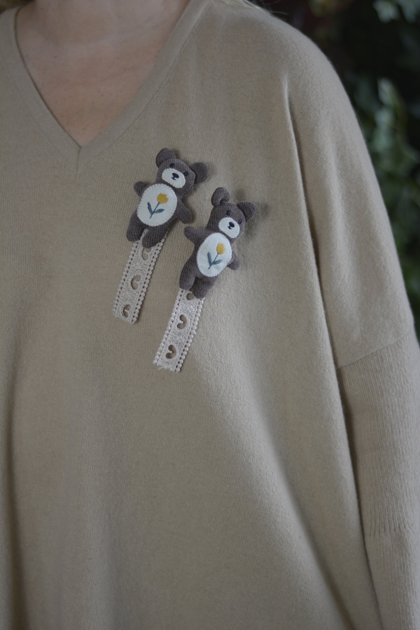 Camisola Lambezul Creme Pregadeira Ursos