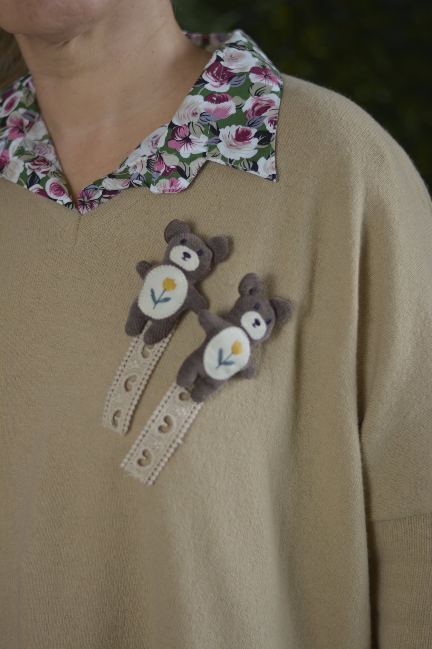 Camisola Lambezul Creme Pregadeira Ursos