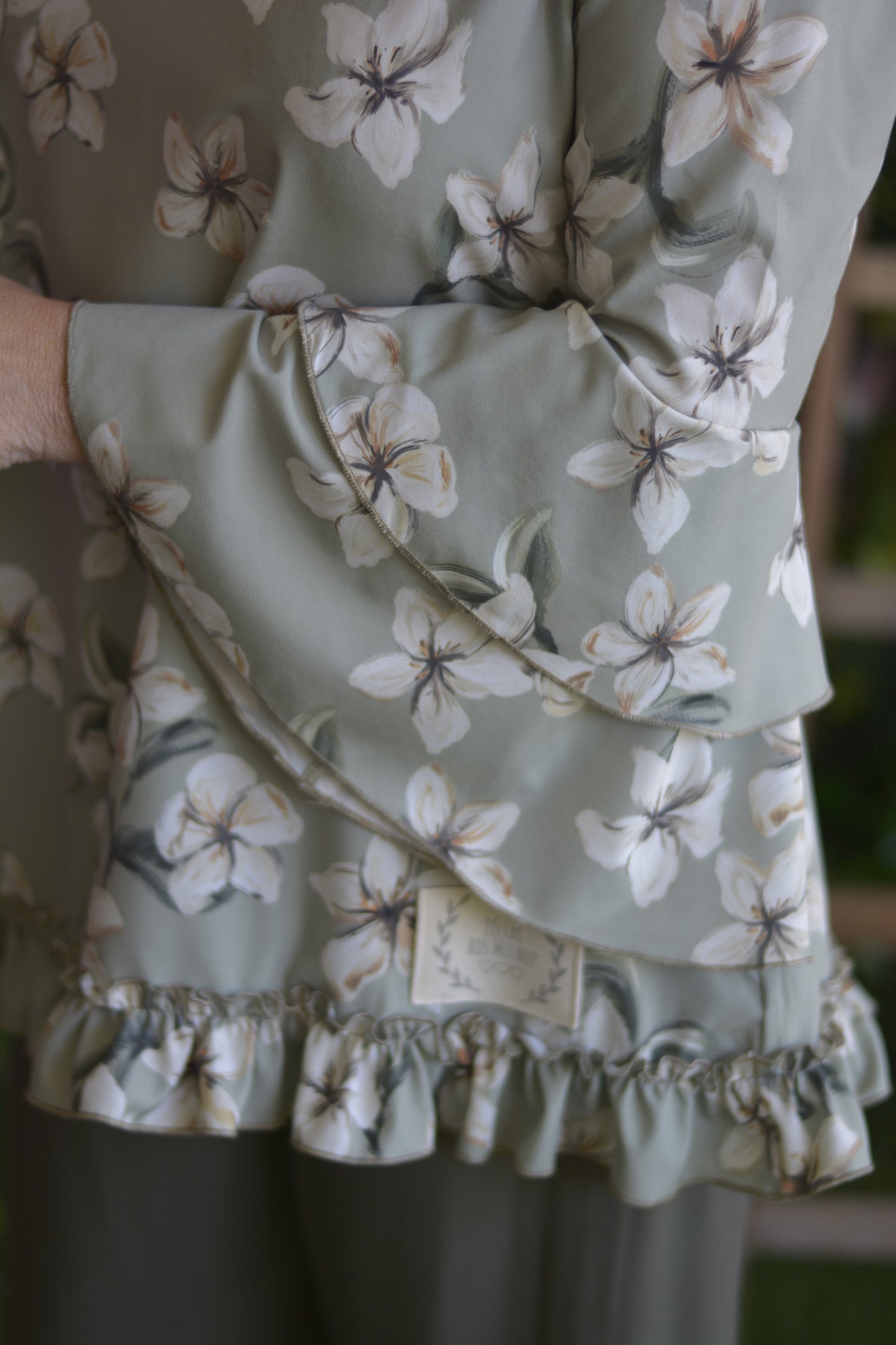 Túnica Verde Flores