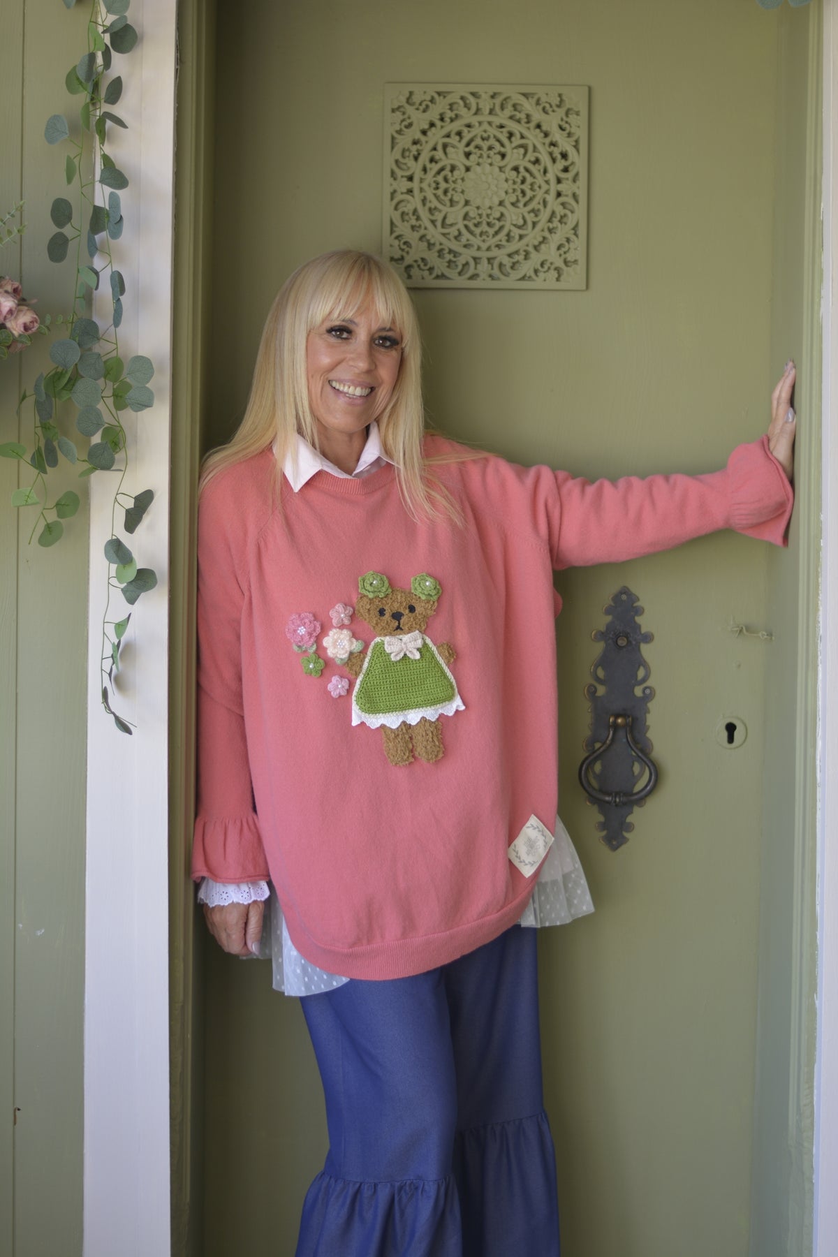 Camisola Lambezul Redonda Rosa Ursa