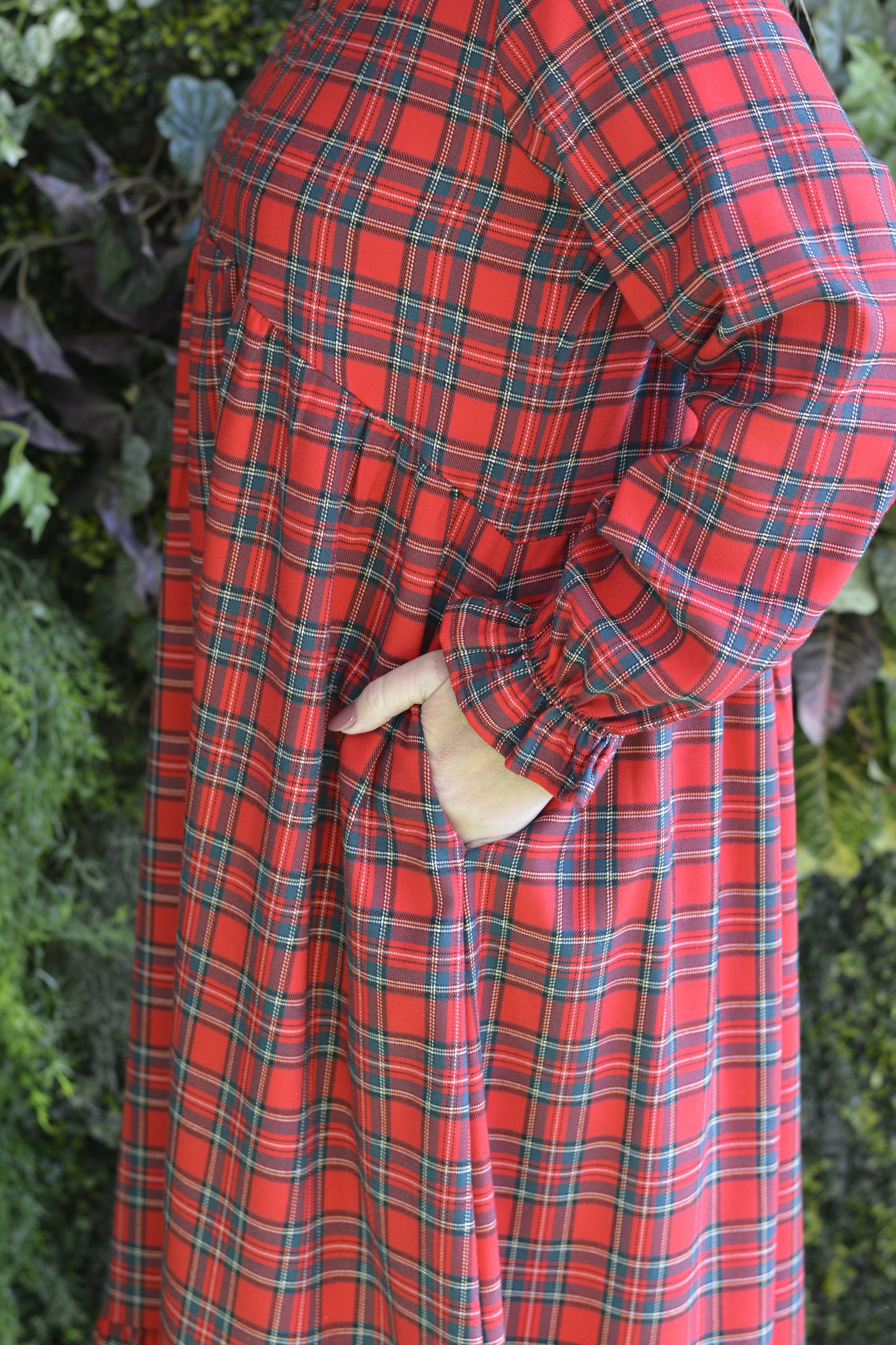 Vestido Xadrez Vermelho