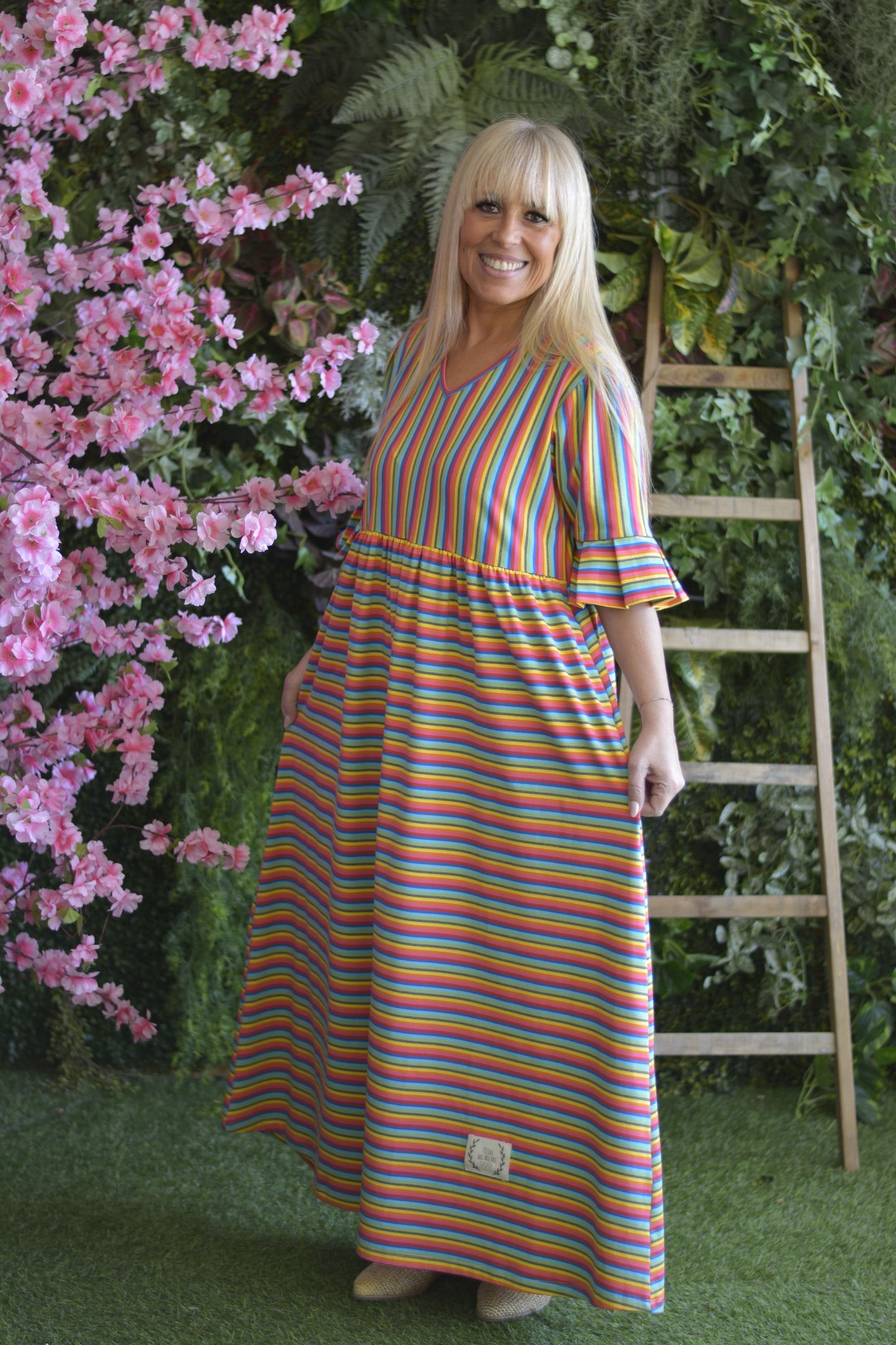 Vestido Riscas
