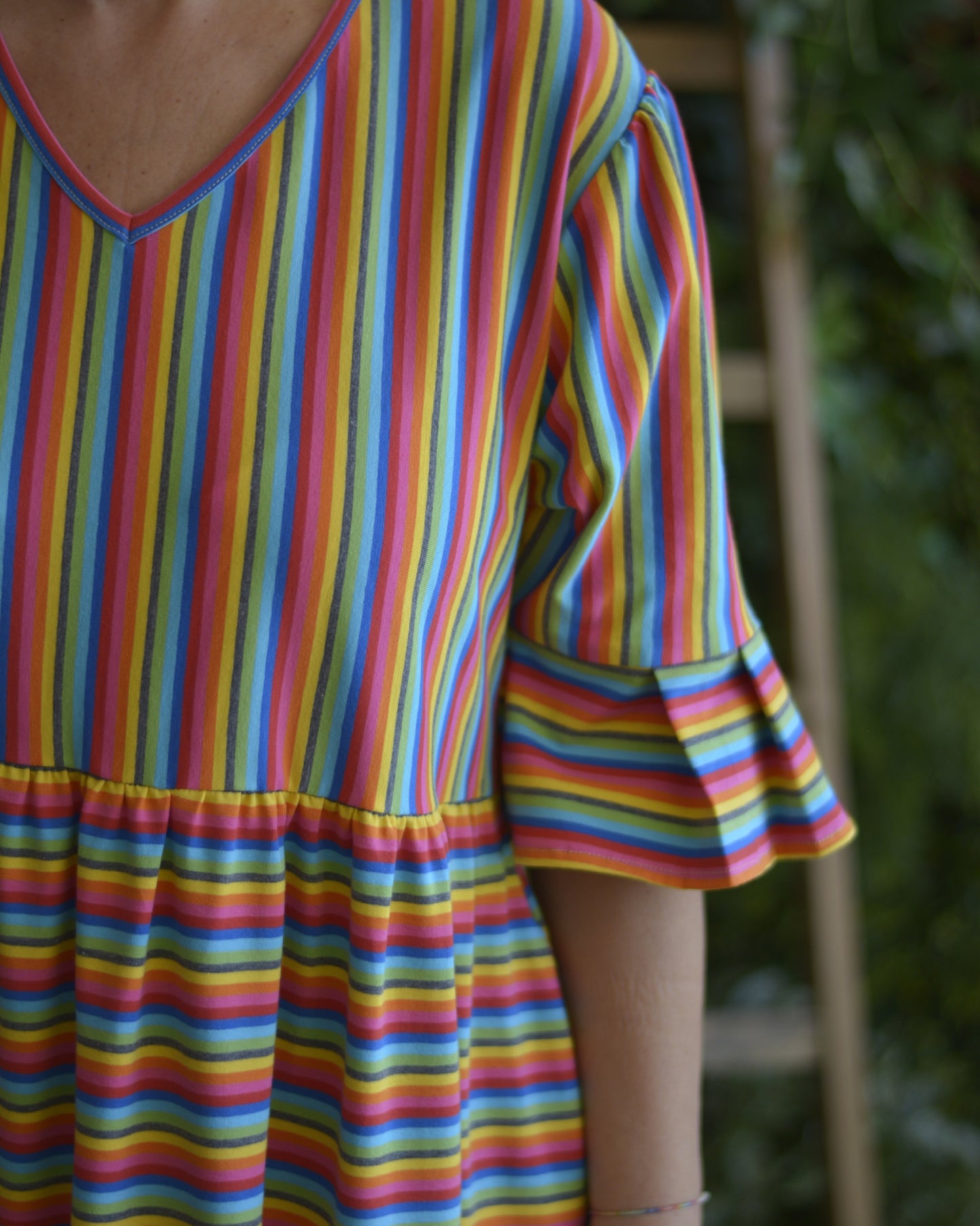Vestido Riscas
