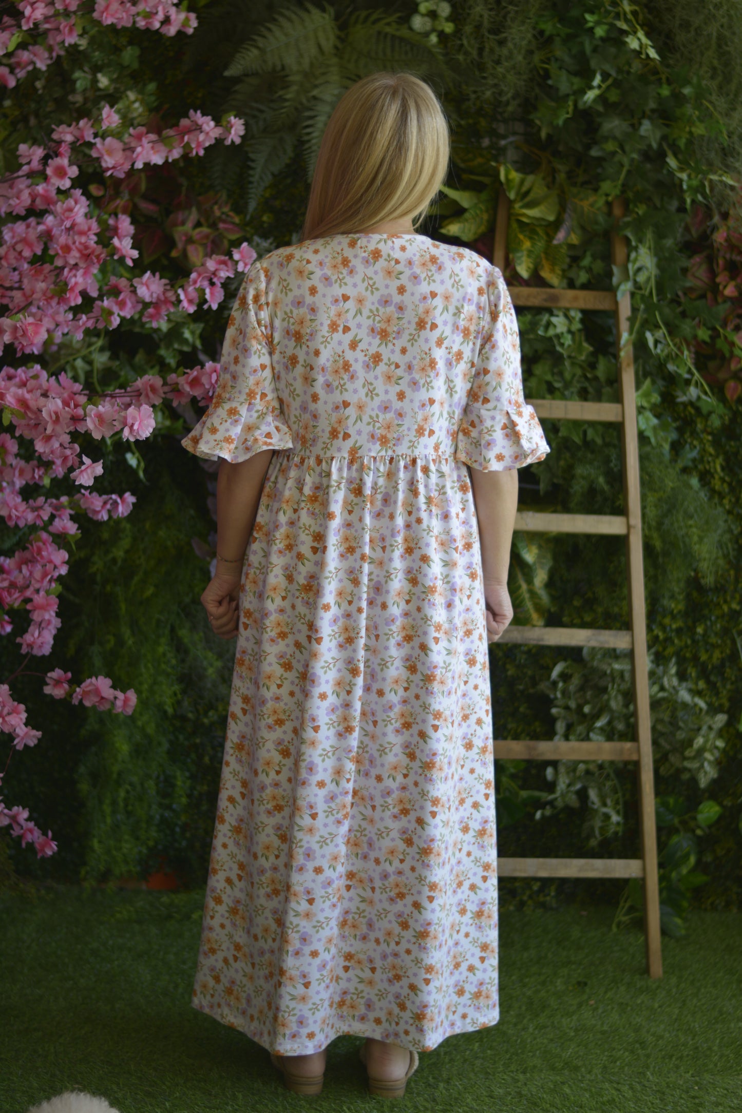 Vestido Branco Flores