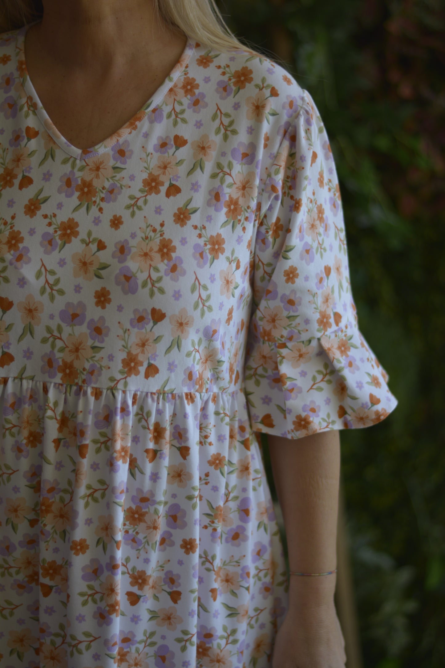 Vestido Branco Flores