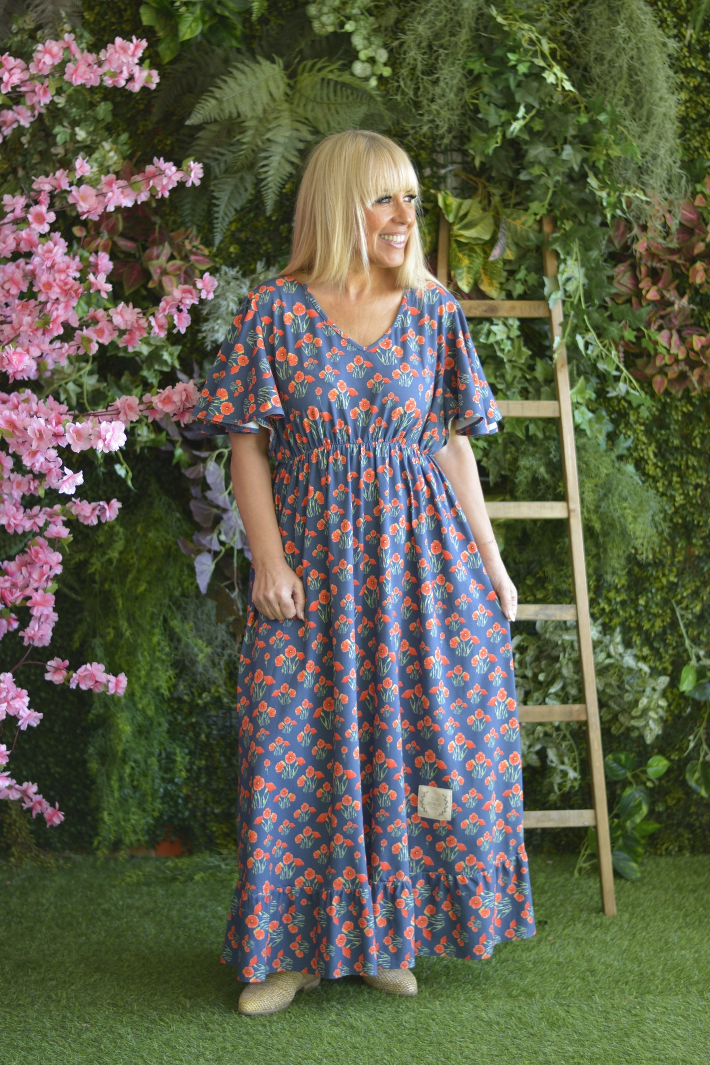 Vestido Marinho Papoilas