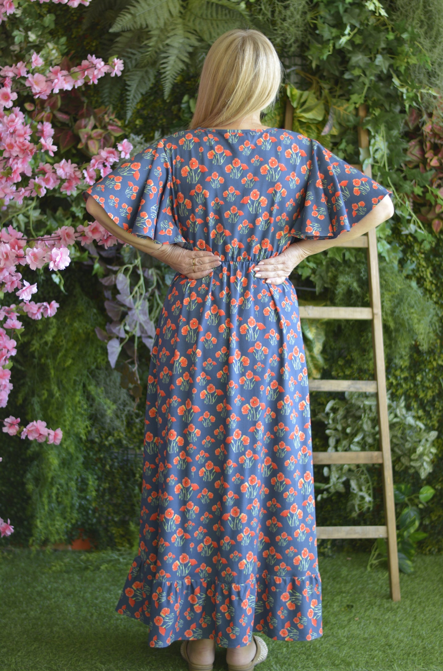 Vestido Marinho Papoilas