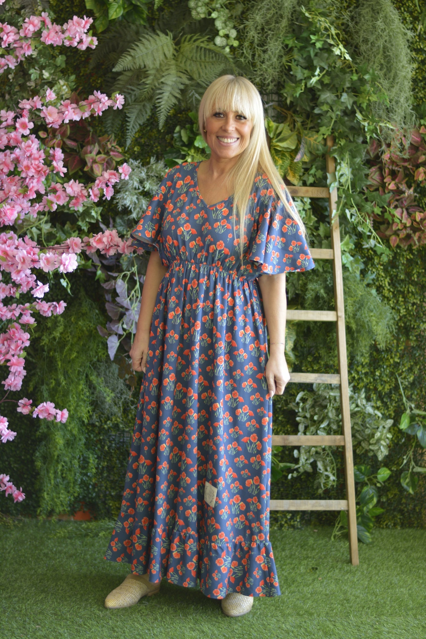 Vestido Marinho Papoilas