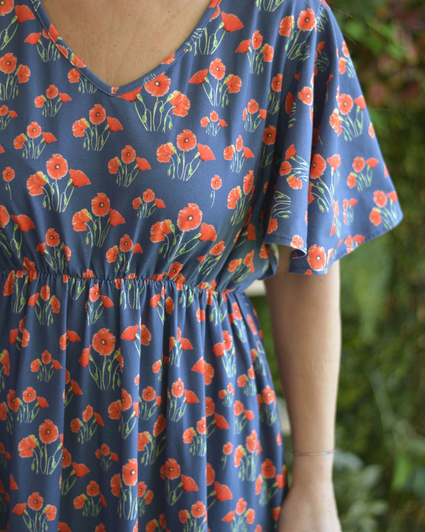 Vestido Marinho Papoilas