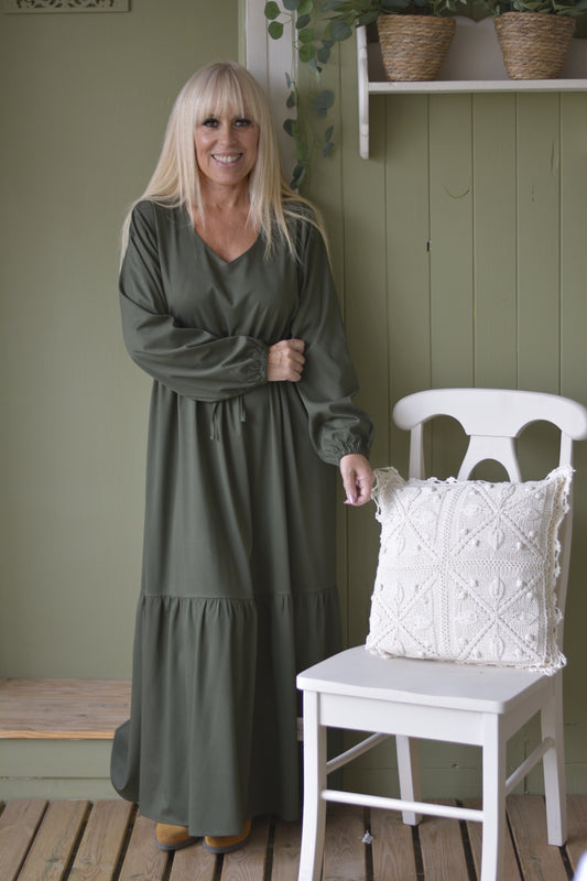 Vestido Caqui