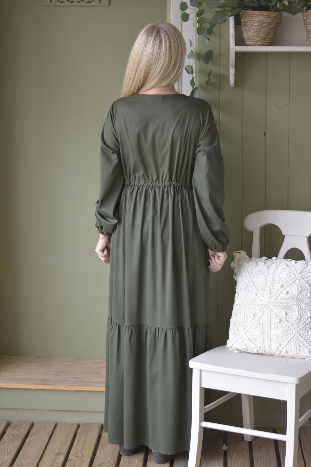 Vestido Caqui