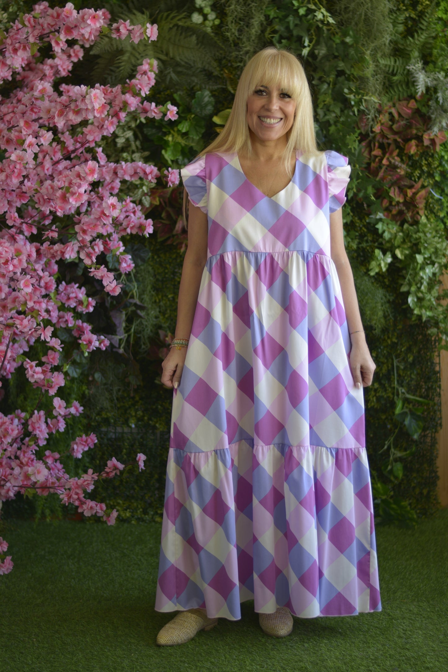Vestido Quadrados