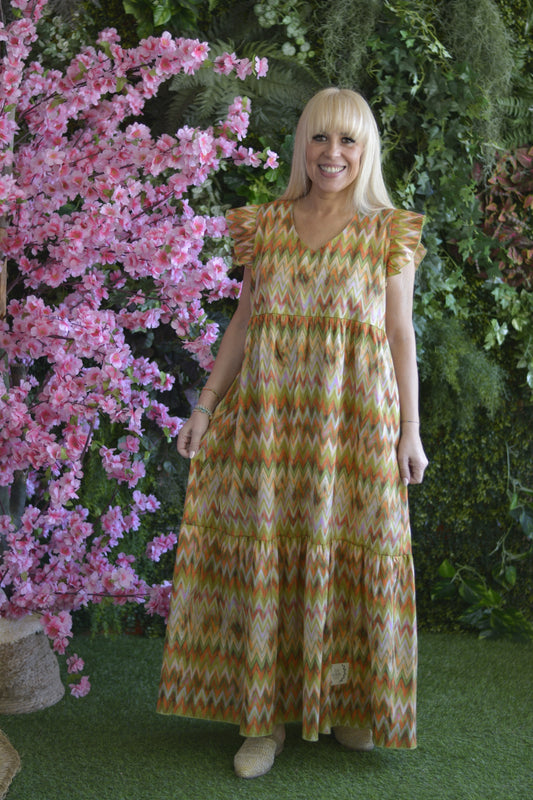 Vestido Zig Zag