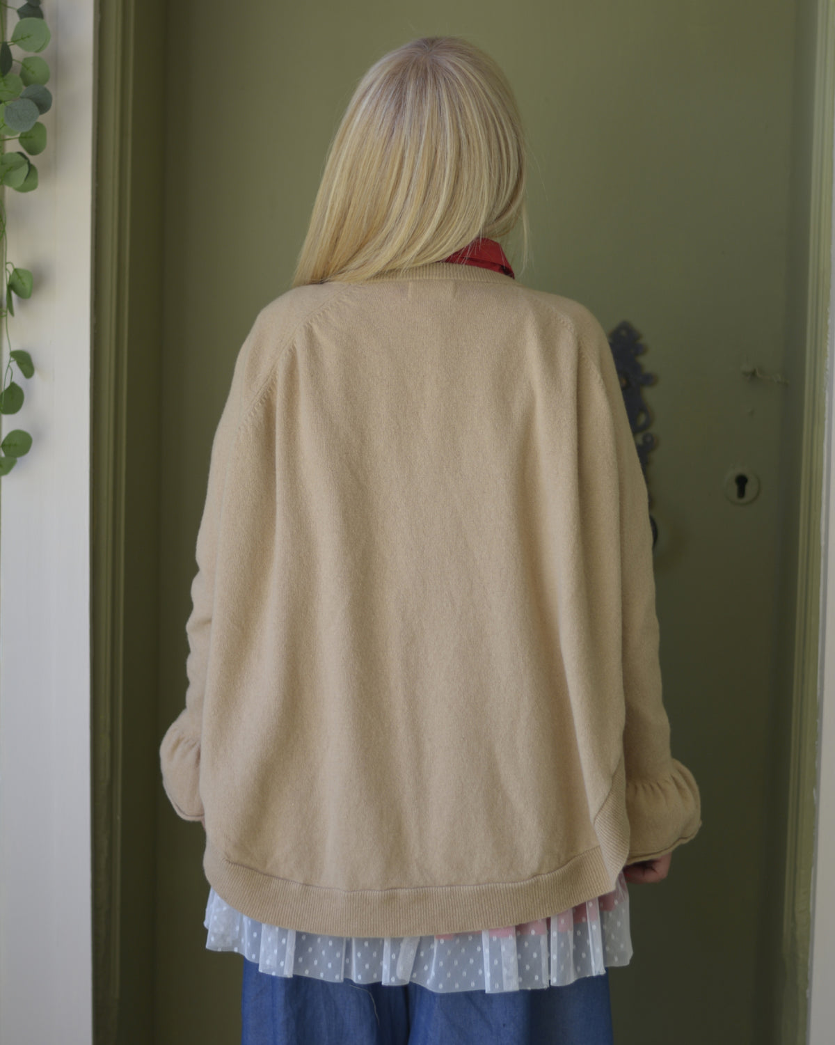 Camisola Lambezul Redonda Creme Ursa