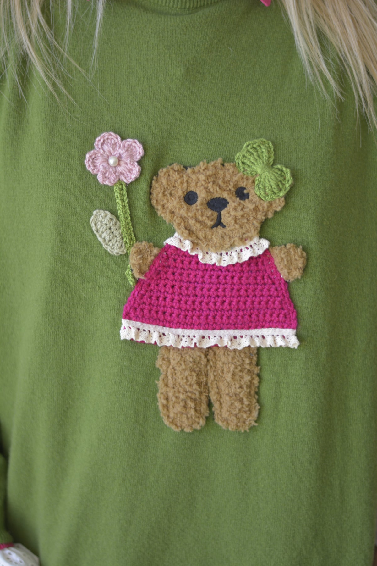 Camisola Lambezul Redonda Verde Ursa