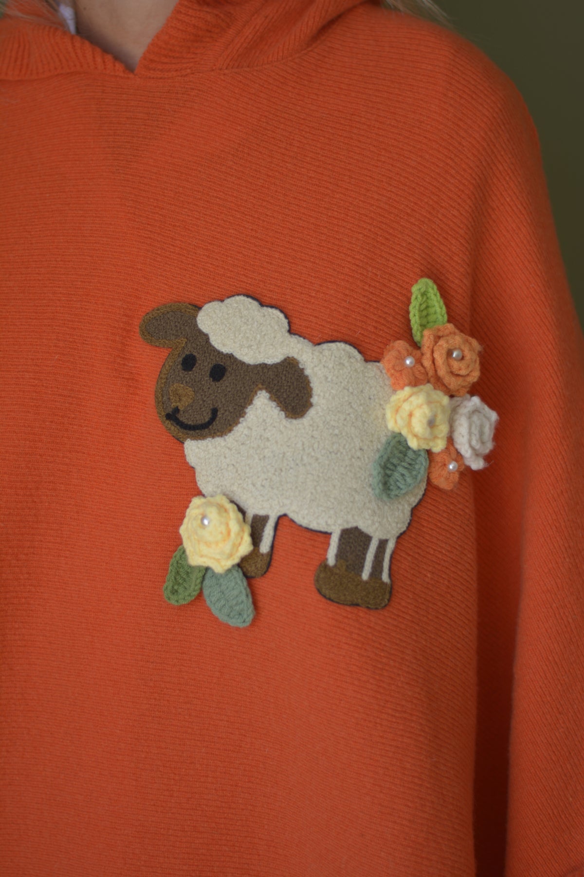 Poncho Lambezul Laranja Ovelha
