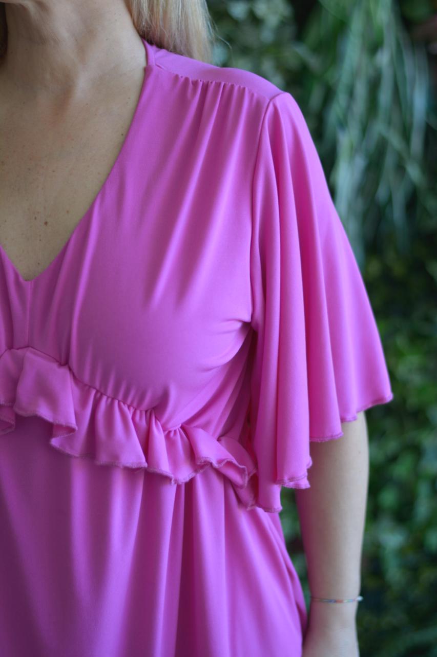 Vestido Curto Beringela