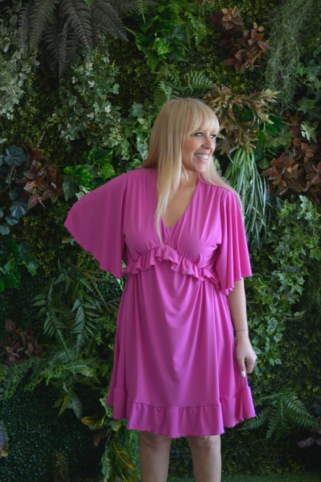 Vestido Curto Beringela