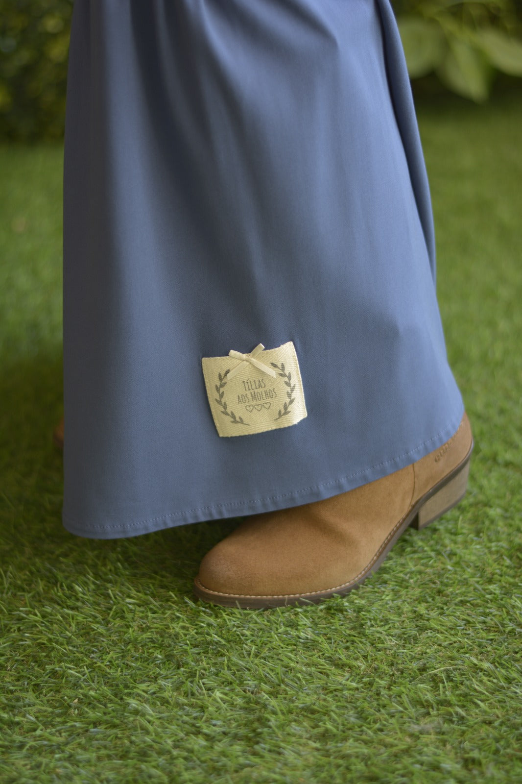 Pantalonas azul petróleo