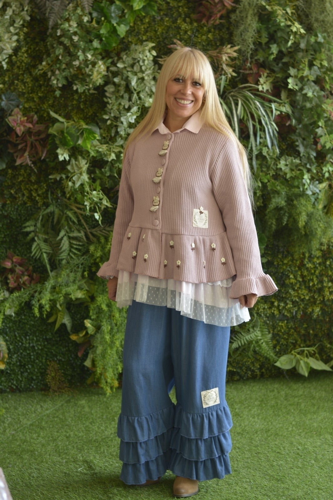 Casaco Rosa Coelhinhos