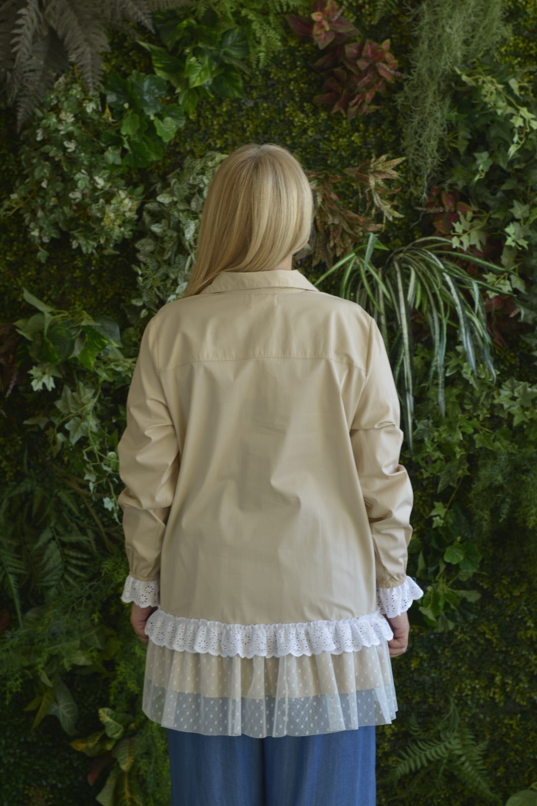 Túnica Creme com Tule