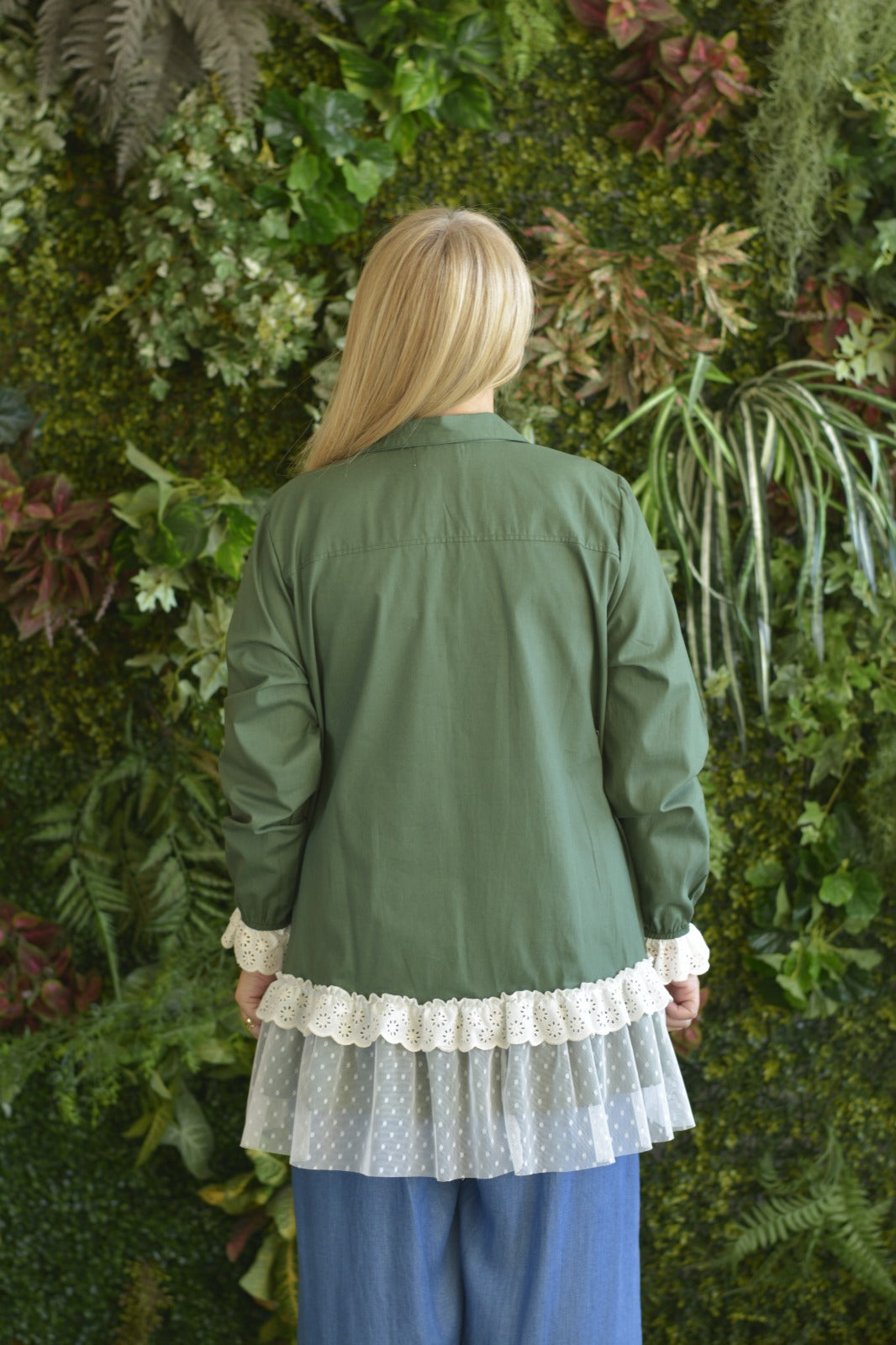 Túnica Verde com Tule