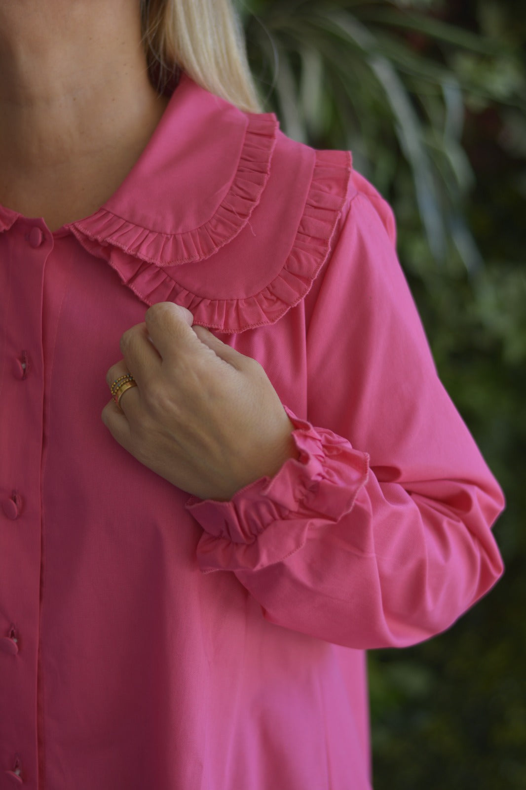 Túnica Fuschia Dupla Gola