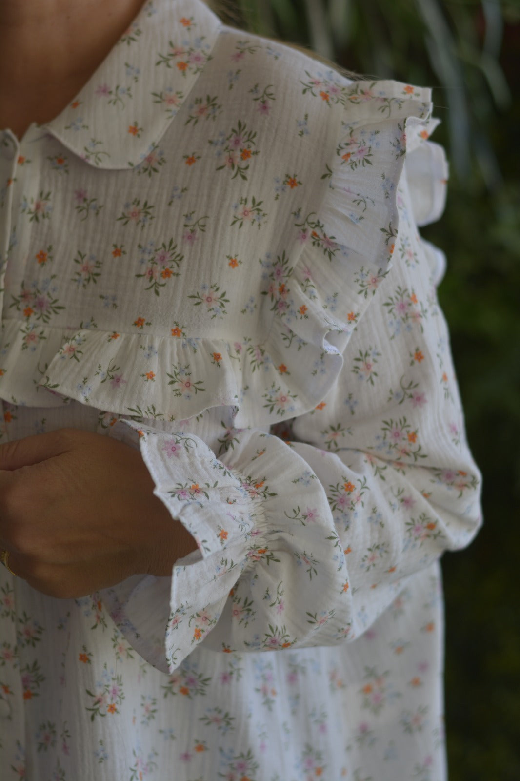 Túnica Gauze Florzinhas