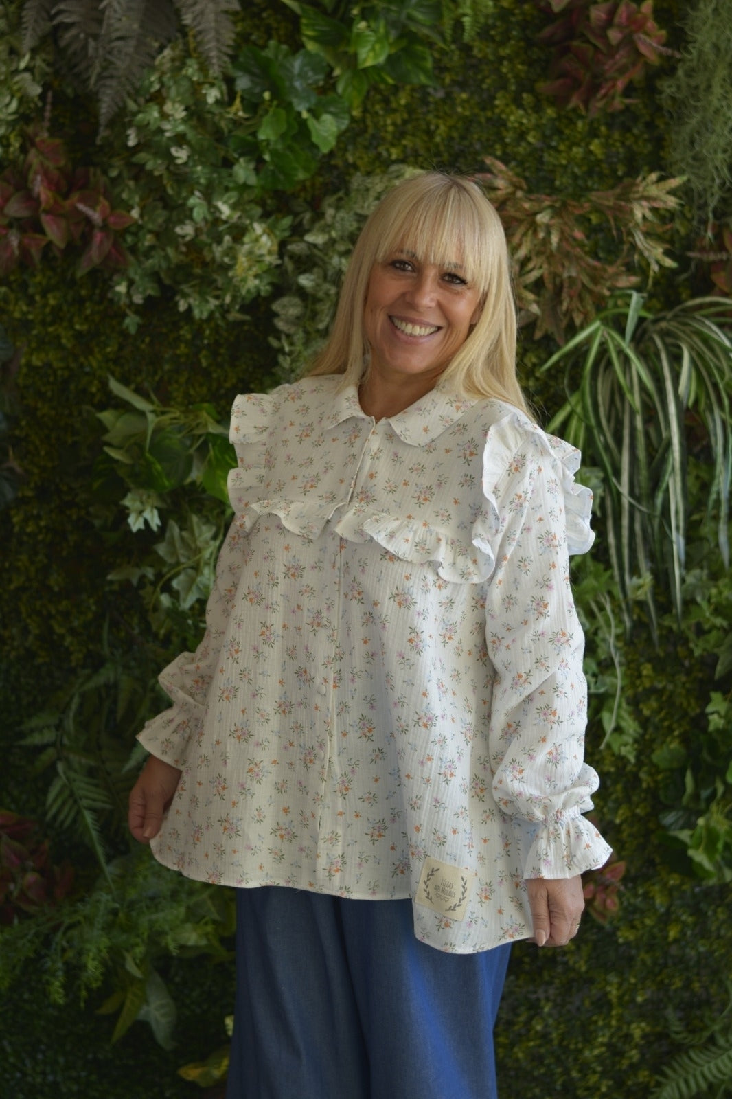 Túnica Gauze Florzinhas