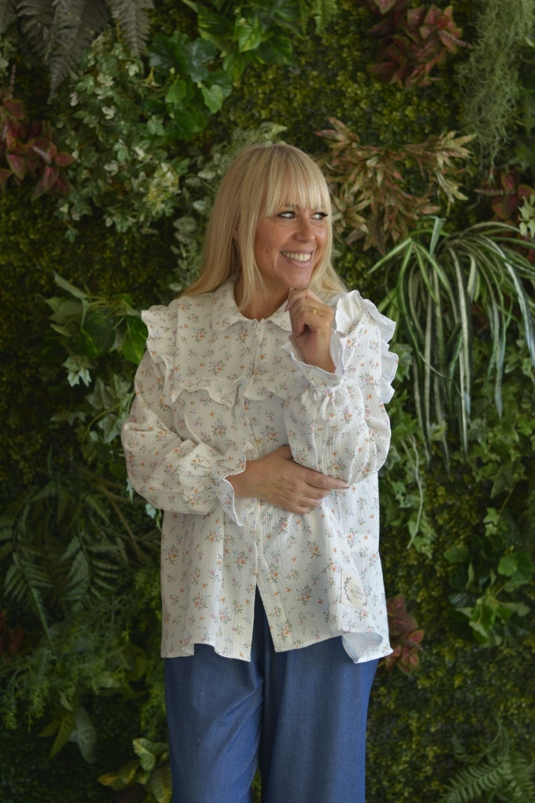 Túnica Gauze Florzinhas