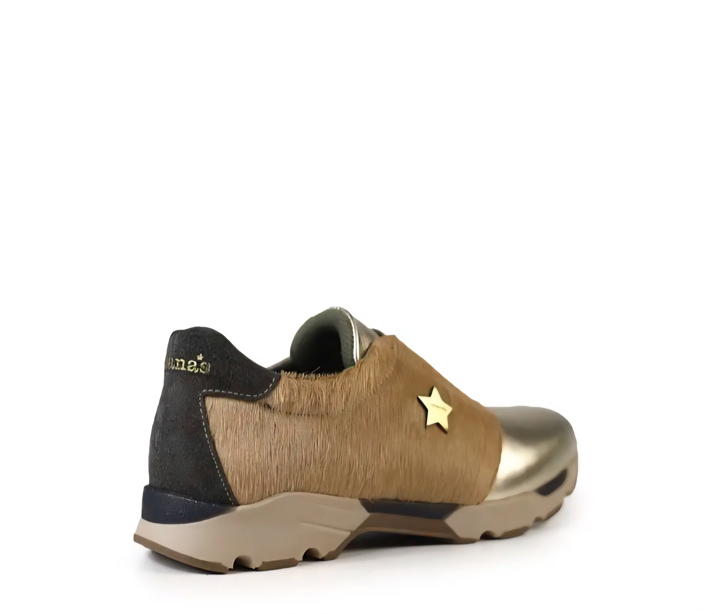 Ténis Cubanas em Pêlo Beige