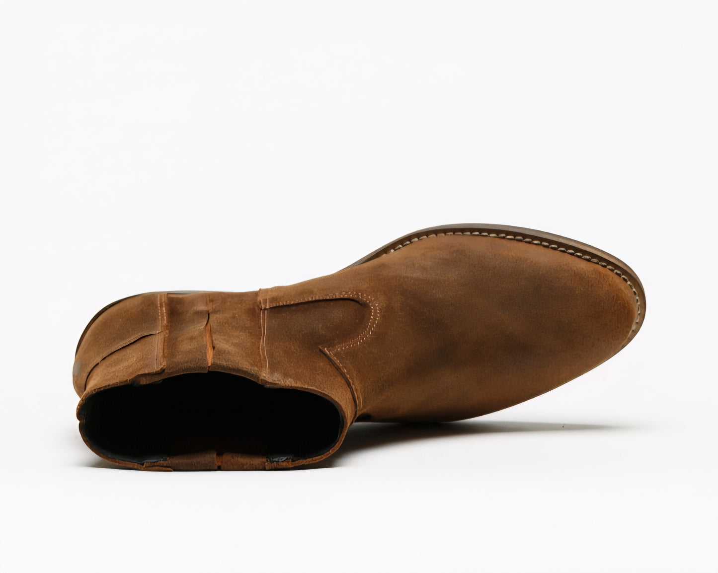 Botas Cubanas em Camurça Castanha