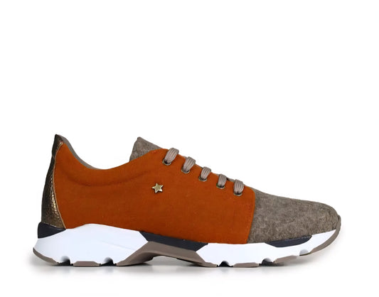 Ténis Cubanas Burel Laranja