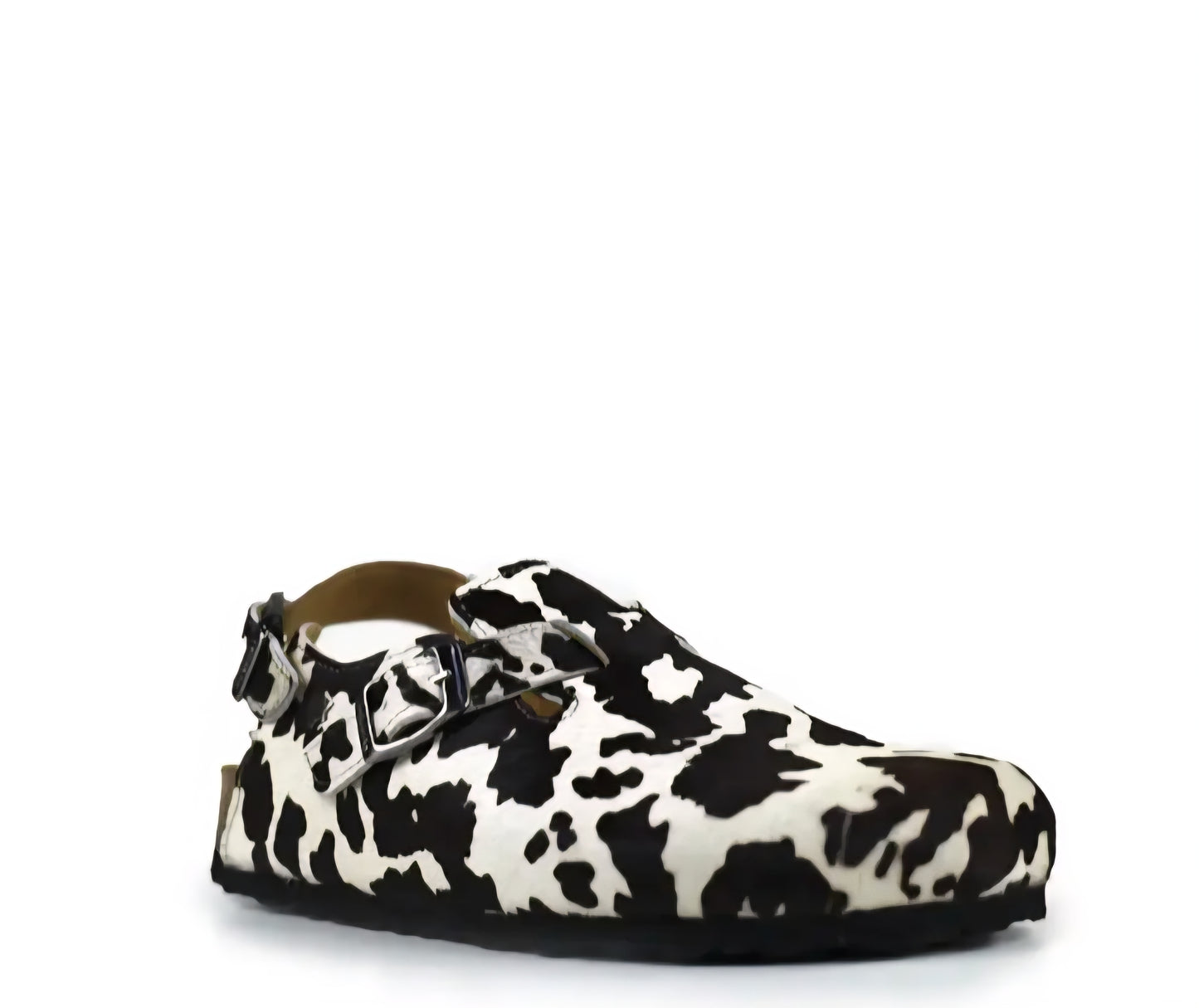 Sandálias Cubanas Fechadas Animal Print