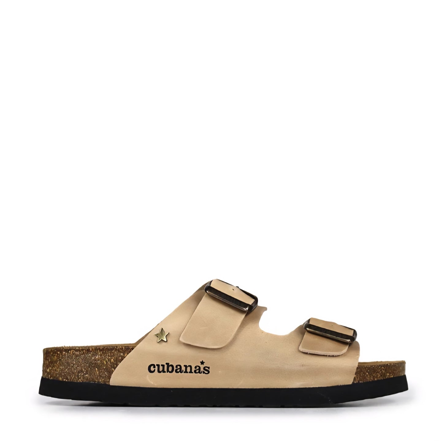 Sandálias Cubanas em Pele Beige