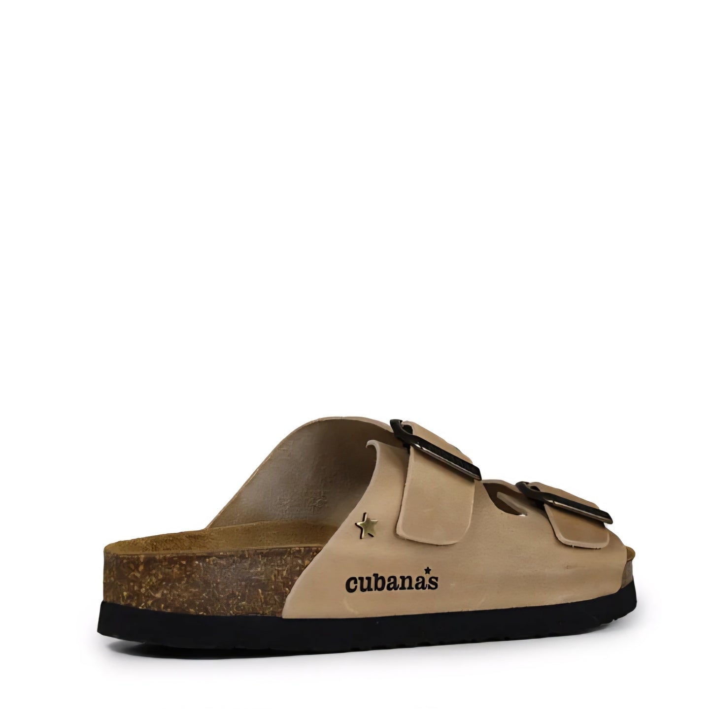 Sandálias Cubanas em Pele Beige