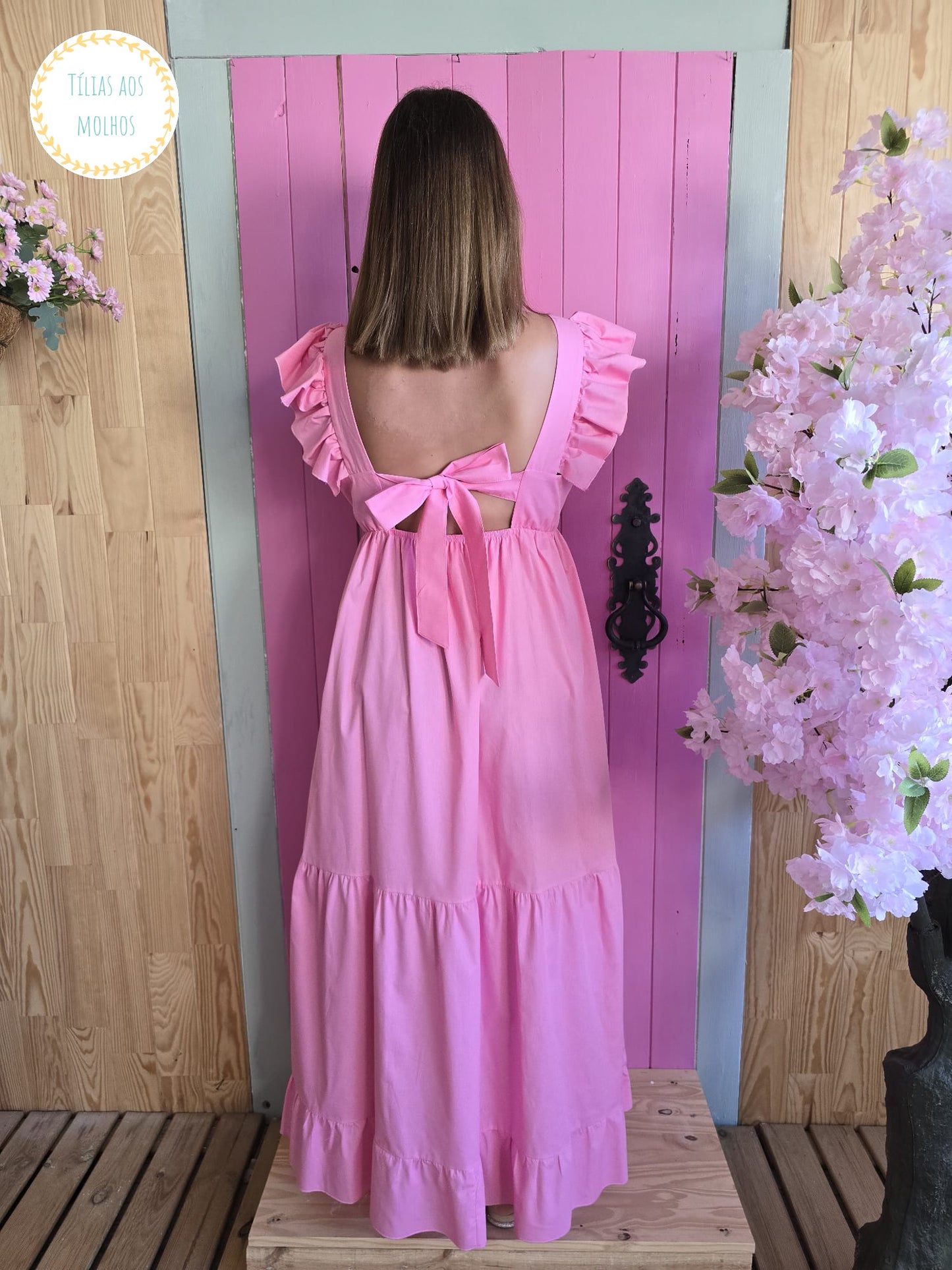 Vestido rosa