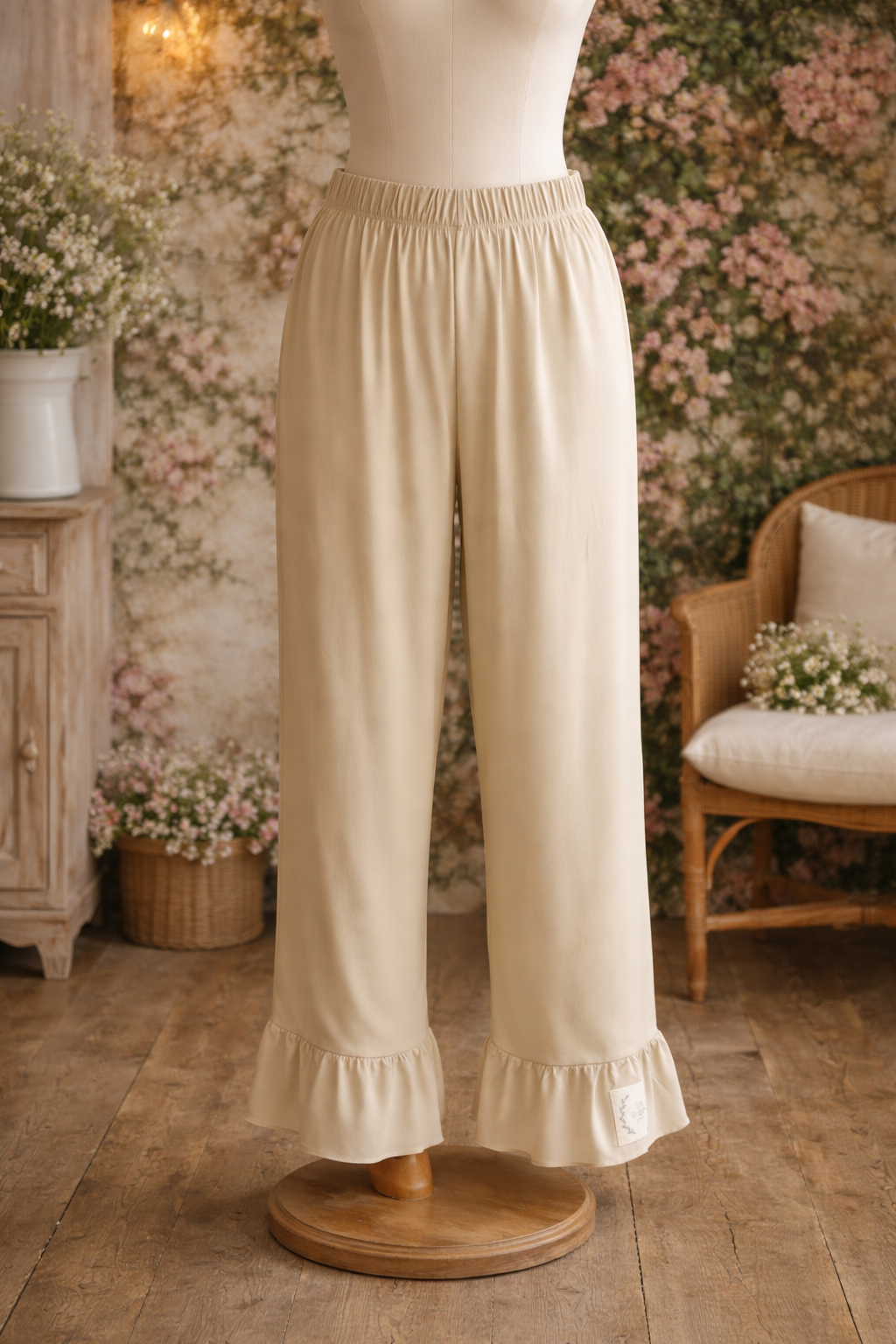 Pantalonas Creme