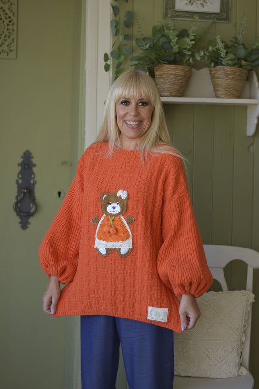 Camisola Lambezul Laranja Ursa