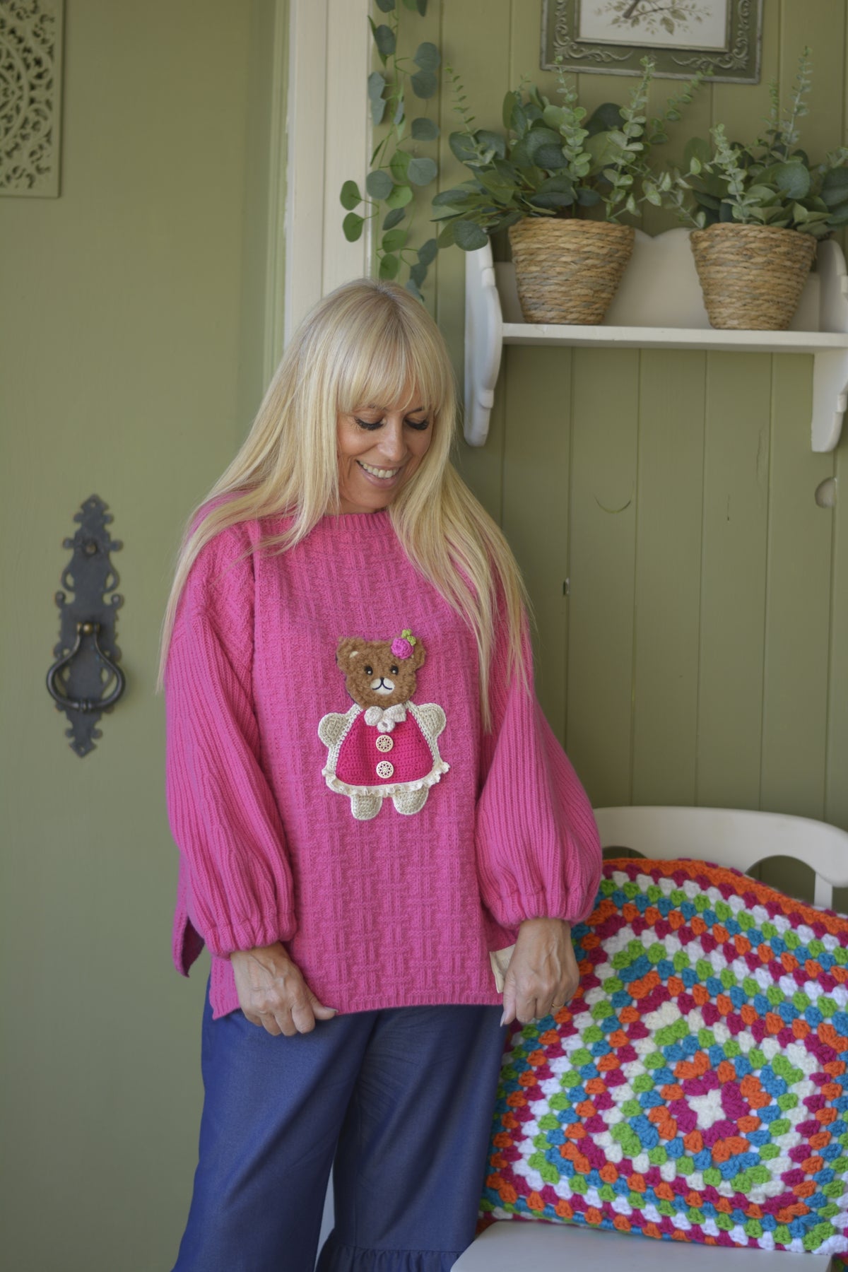 Camisola Lambezul Fuschia Ursa
