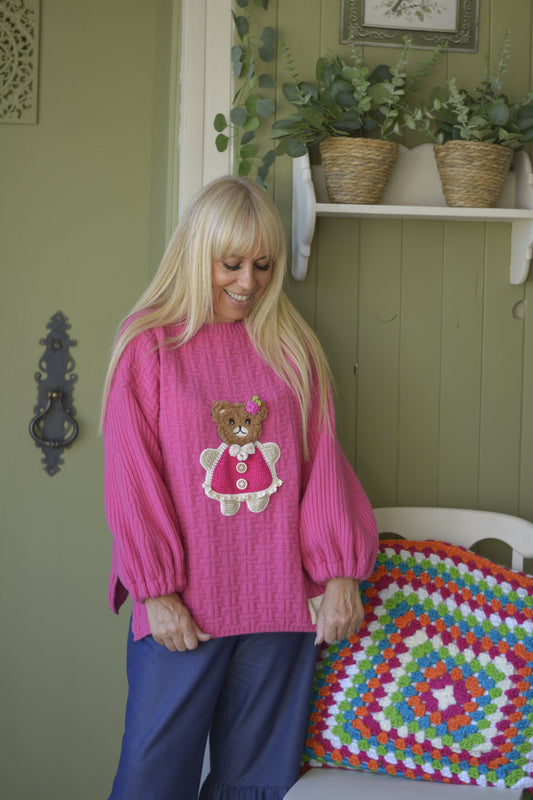 Camisola Lambezul Fuschia Ursa