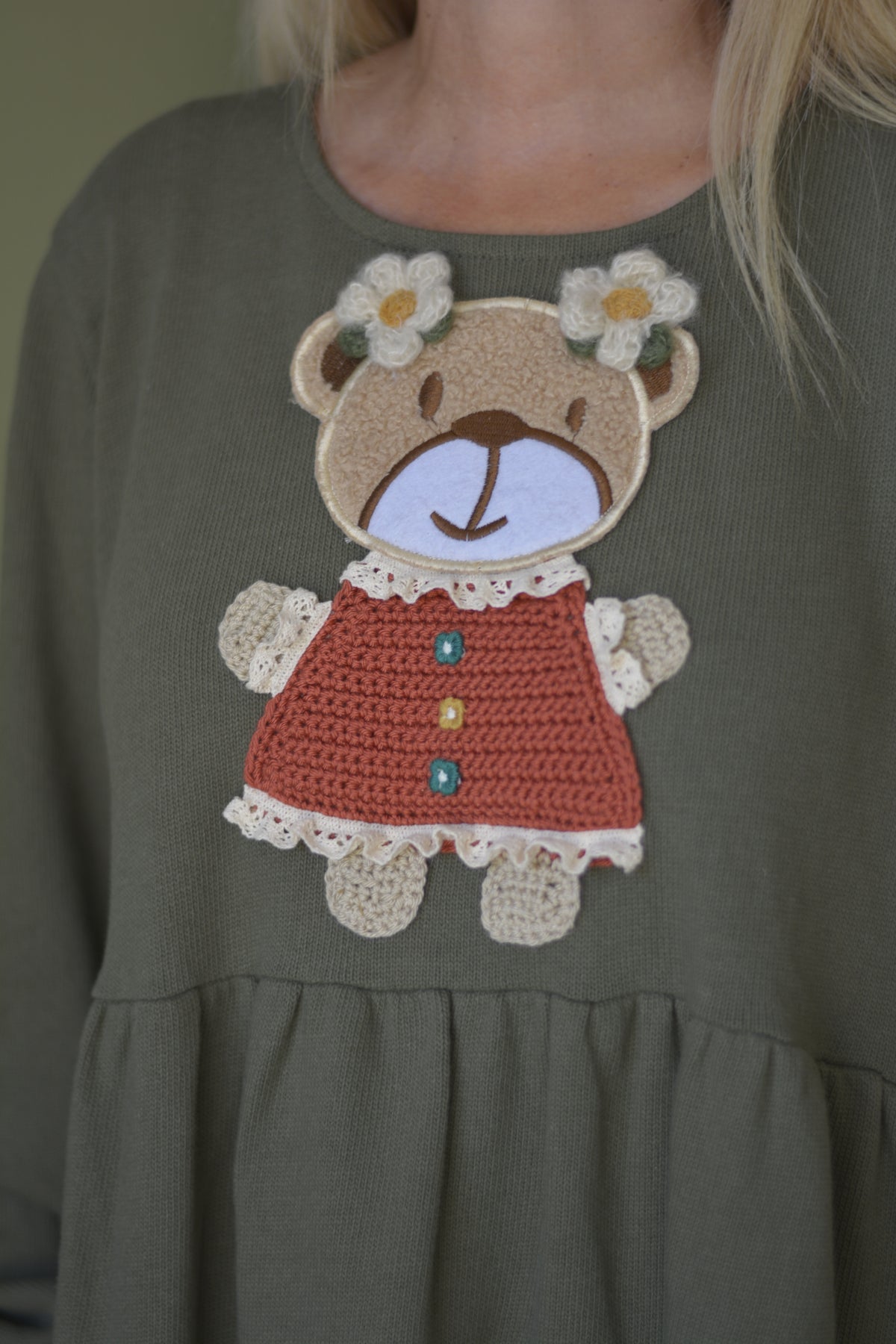 Camisola Caqui Urso