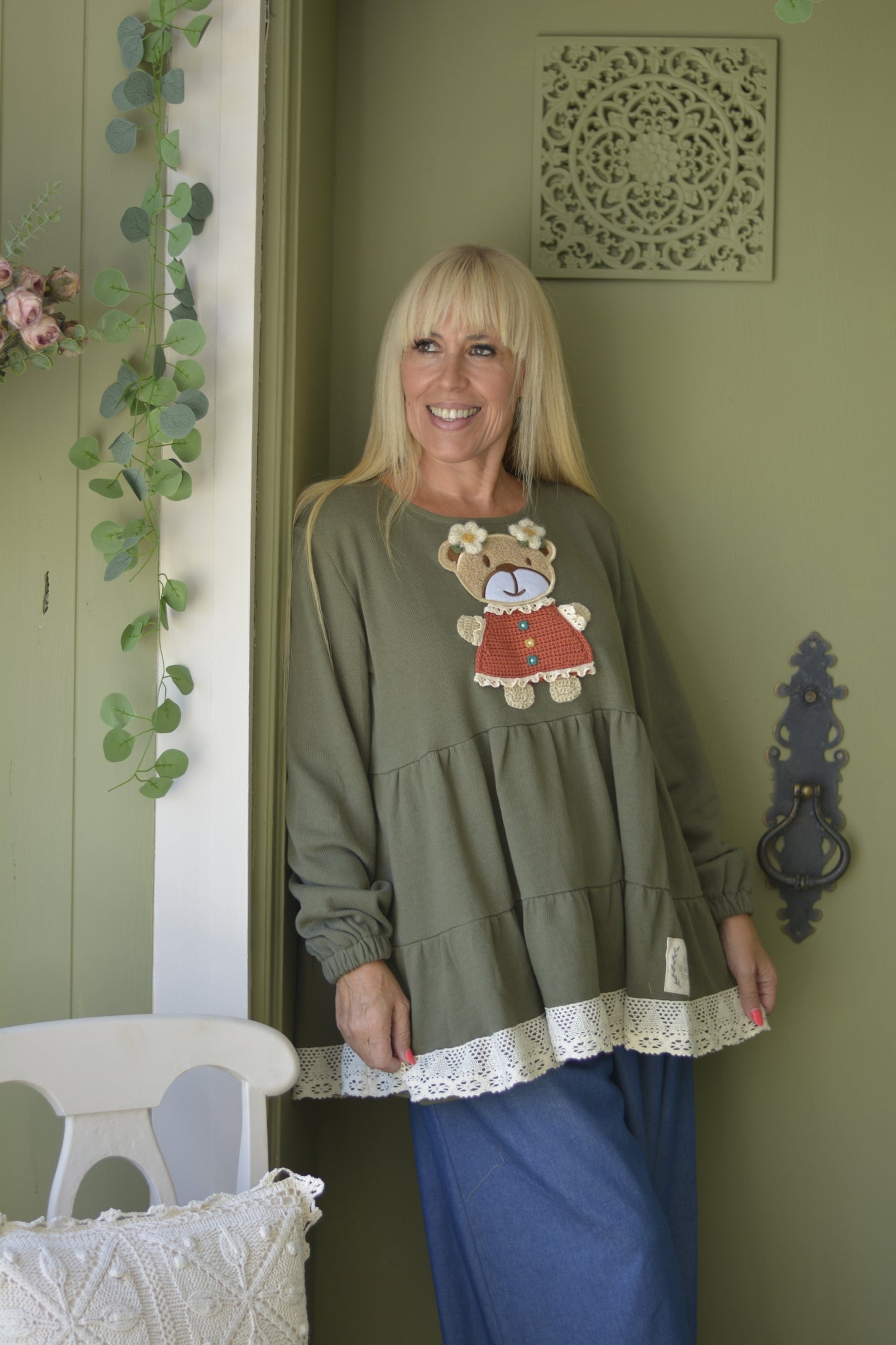 Camisola Caqui Urso