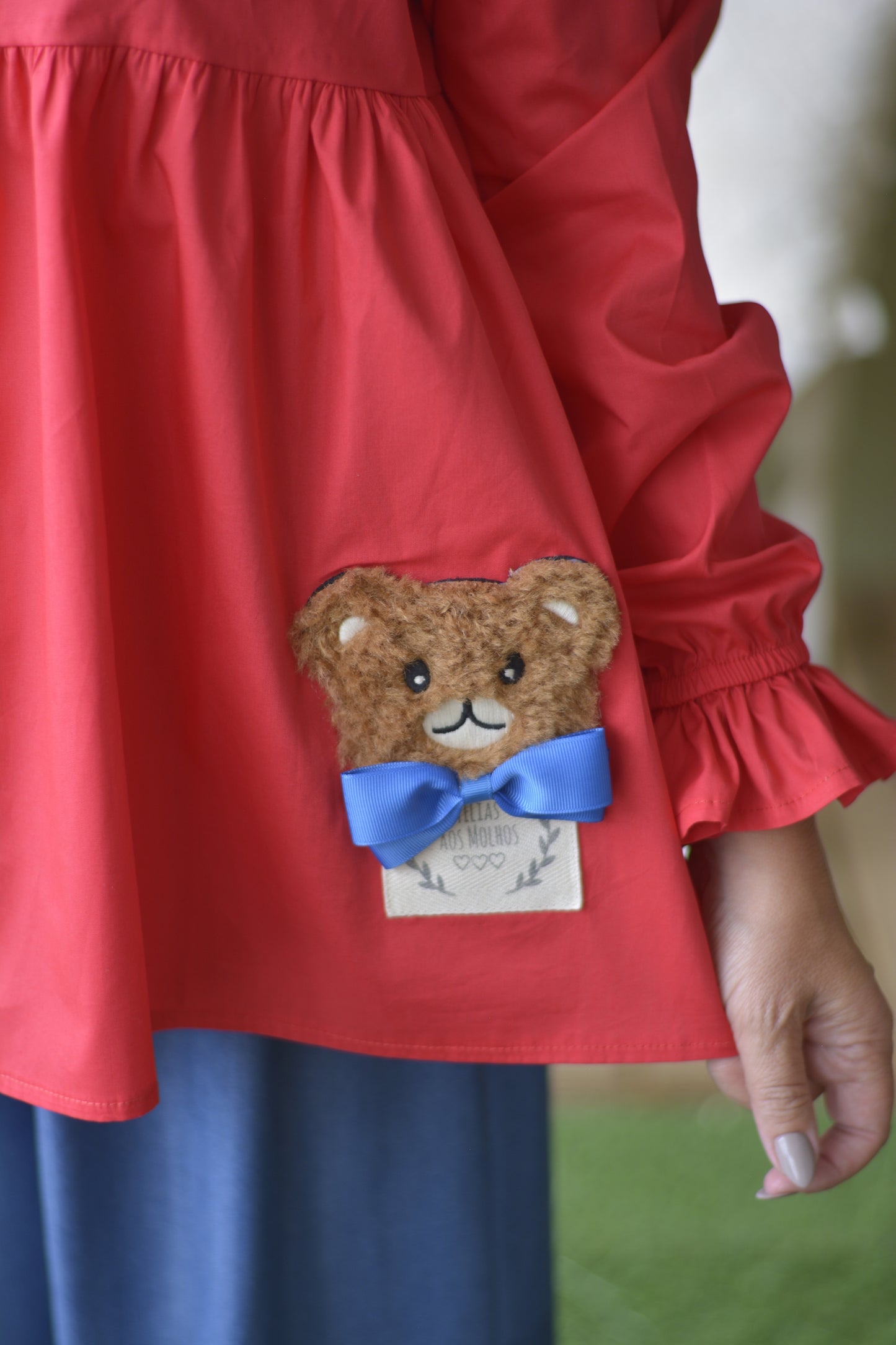 Túnica Vermelha Urso