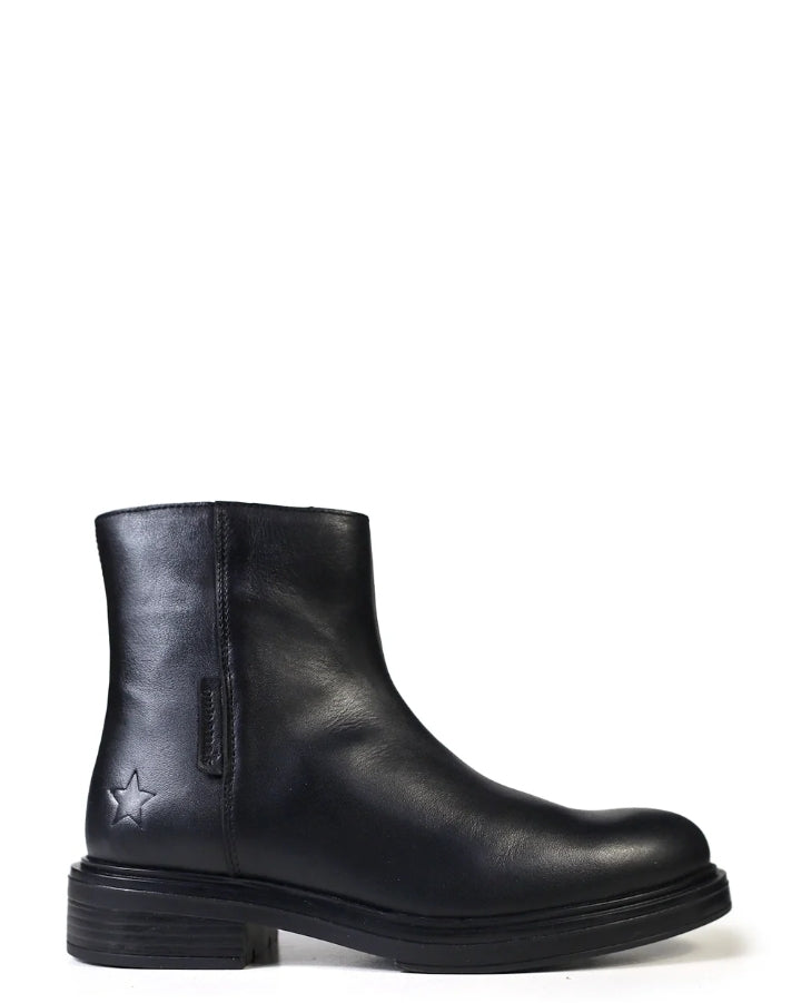 Botas Cubanas Preta e pele